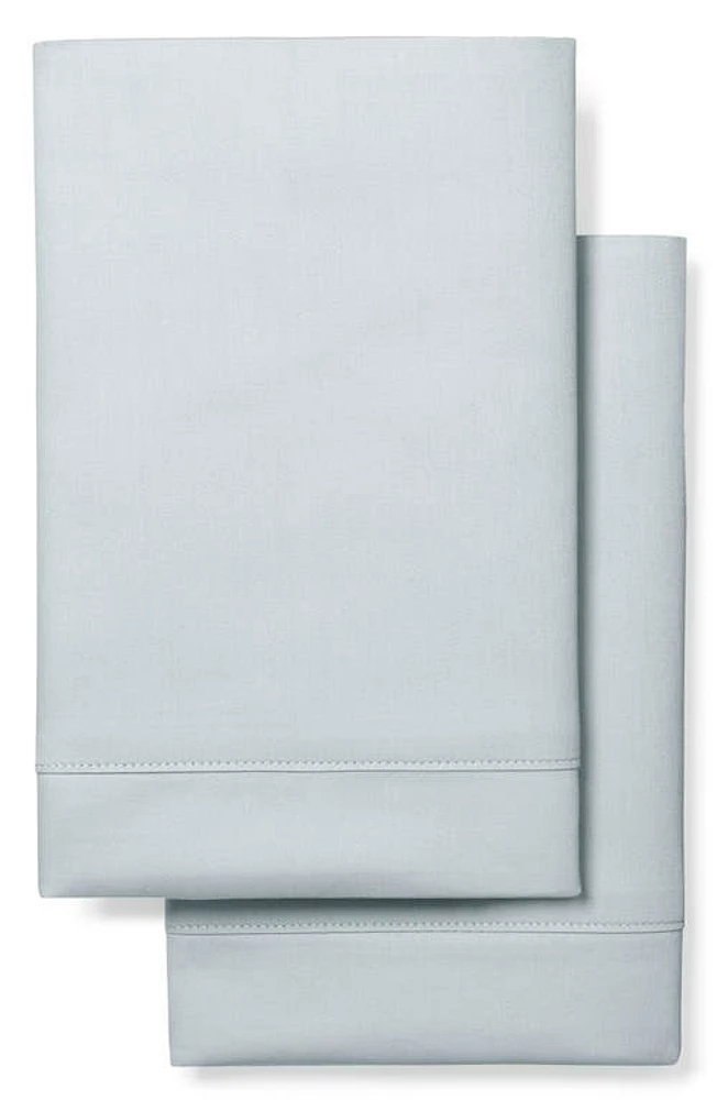 Boll & Branch Set of 2 Signature Hemmed Pillowcases in Shore at Nordstrom