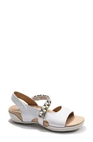 Hälsa Footwear Destiny Sandal White/Gold at Nordstrom,