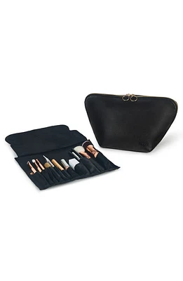 KUSSHI Vacationer Leather Makeup Brush Organizer in Leather/ at Nordstrom