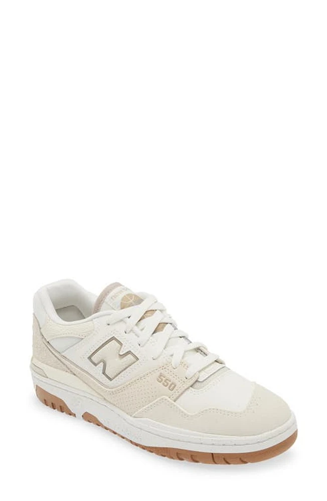 New Balance 550 Basketball Sneaker Sea Salt/Linen at