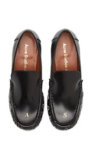 Acne Studios Babi Moc Toe Loafer Black at Nordstrom,