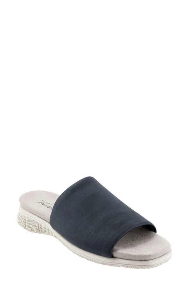 Trotters Toni Slide Sandal Navy at Nordstrom,