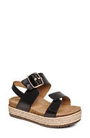 Aetrex Vania Platform Sandal in Black at Nordstrom, Size 11Us