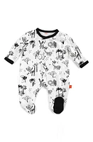 Magnetic Me Animal Safari Footie Natural at Nordstrom,