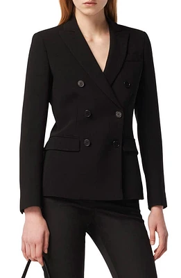 Altuzarra Indiana Double Breasted Twill Blazer 000001 Black at Nordstrom, Us