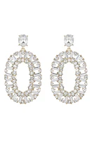 Ettika Crystal Hoop Drop Earrings in Gold at Nordstrom