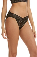 Hanky Panky X-Dye Leopard Print Lace Vikini at Nordstrom,