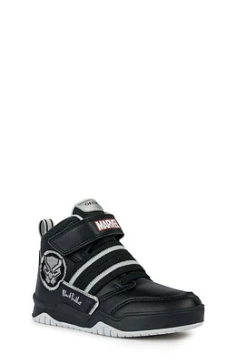 Geox Kids' Perth Sneaker Black Silver at Nordstrom,