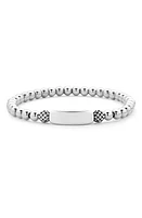 LAGOS Sterling Silver Caviar Bead Stretch Bracelet at Nordstrom, Size 7