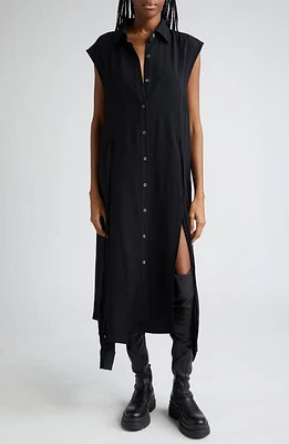 MONSE Deconstructed Shirtdress in Black at Nordstrom, Size 4