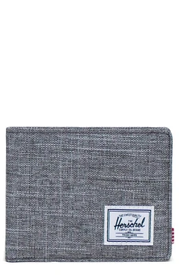 Herschel Supply Co. Roy RFID Wallet in Raven Crosshatch at Nordstrom