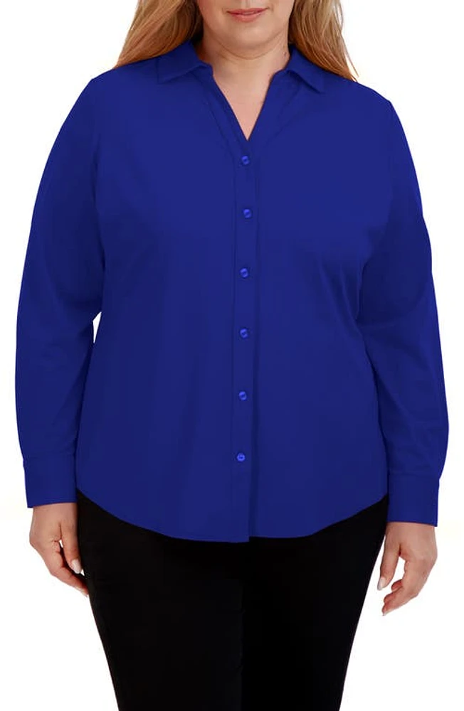 Foxcroft Mary Button-Up Blouse at Nordstrom,