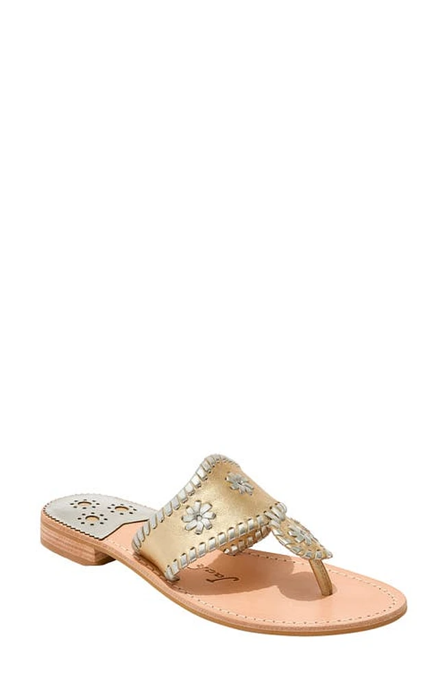 Jack Rogers Jacks Flip Flop Platinum/Silver at Nordstrom,