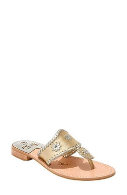 Jack Rogers Jacks Flip Flop Platinum/Silver at Nordstrom,