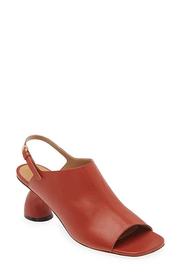 Dries Van Noten Curve Slingback Sandal Qu112 Rust701 at Nordstrom,