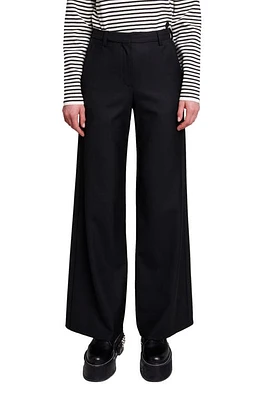 maje Flare Leg Pants Black at Nordstrom,