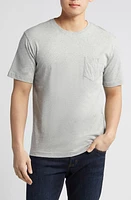 Peter Millar Lava Wash Organic Cotton Pocket T-Shirt Coastal Grey at Nordstrom,