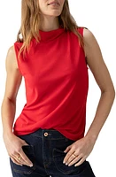 Sanctuary Sleeveless Cowl Neck Mesh Top at Nordstrom,