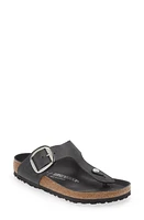 Birkenstock Gizeh Big Buckle Slide Sandal Black at Nordstrom,