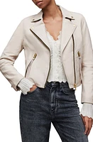 AllSaints Dalby Leather Moto Jacket at Nordstrom,