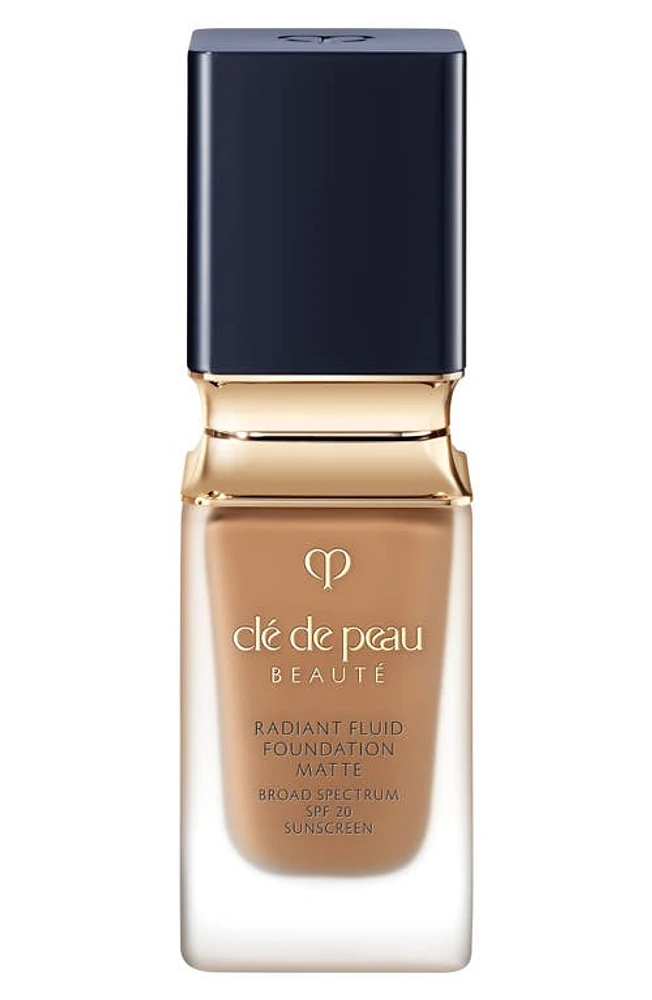 Clé de Peau Beauté Beauté Radiant Fluid Matte Foundation SPF 20 in O80 - Deep Ocher at Nordstrom