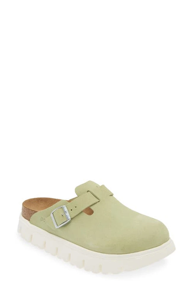 Birkenstock Boston Chunky Platform Clog Faded Lime at Nordstrom,