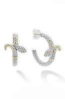 LAGOS Rare Wonders - Serpent Hoop Earrings in Silver at Nordstrom