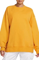 Jordan Flight Fleece Oversize Crewneck Sweatshirt at Nordstrom