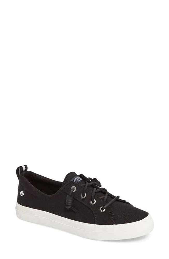 Sperry Crest Vibe Slip-On Sneaker in Black Fabric at Nordstrom, Size 7.5