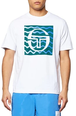 Sergio Tacchini Veloce Cotton Graphic T-Shirt Brilliant White at Nordstrom,