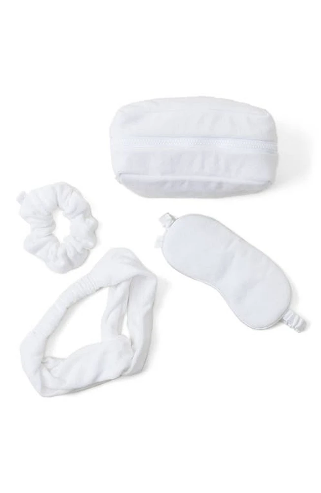 barefoot dreams CozyTerry 4-Piece Resport Spa Set in Sea Salt at Nordstrom