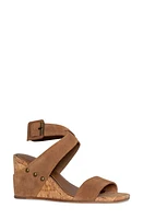 Donald Pliner Strappy Wedge Sandal Toast at Nordstrom,