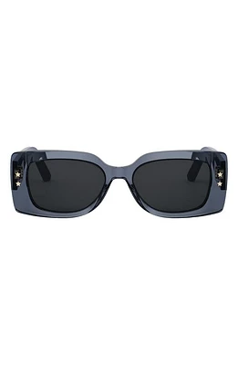 'DiorPacific S1U 53mm Geometric Sunglasses in Blue/Other /Blue at Nordstrom