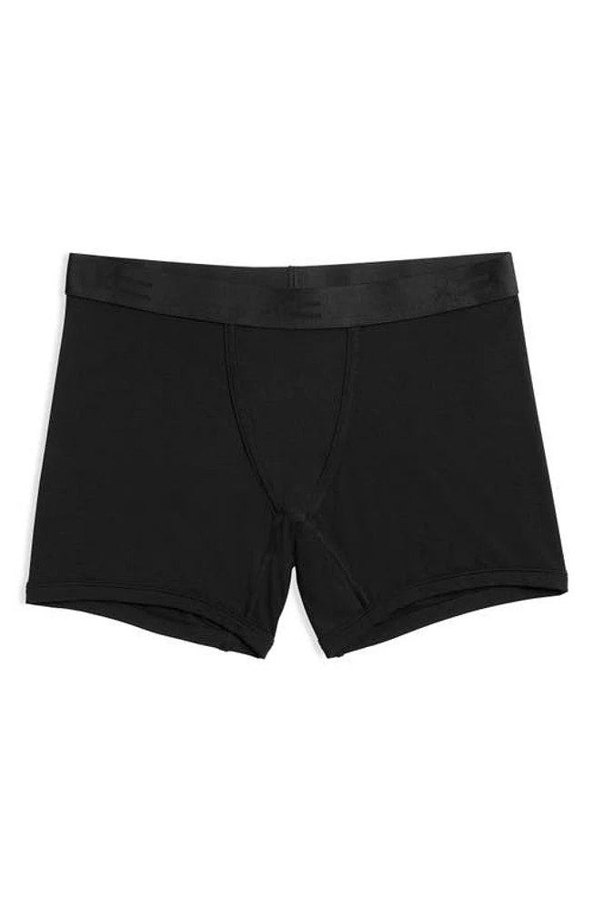 TomboyX Gender Inclusive Stretch Modal 4.5-Inch Trunks Black at Nordstrom,