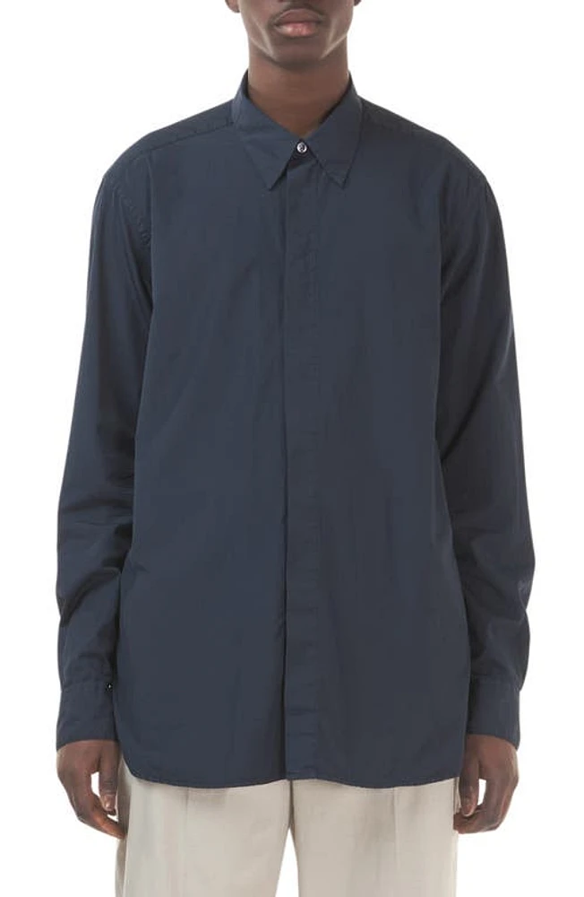 Barena Venezia Camicia Trosa Button-Up Shirt Navy at Nordstrom, Us