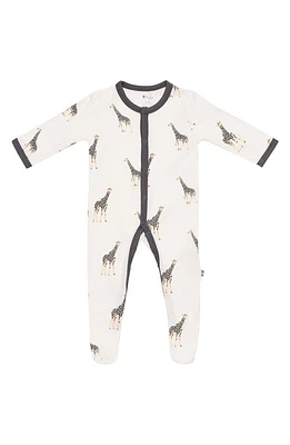 Kyte BABY Snap-Up Footie in Giraffe at Nordstrom