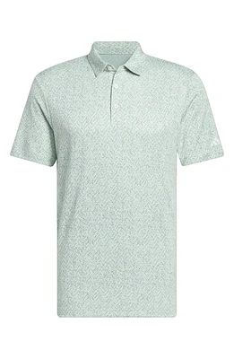 adidas Golf Ultimate365 Jacquard Polo Semi Spark Green at Nordstrom,