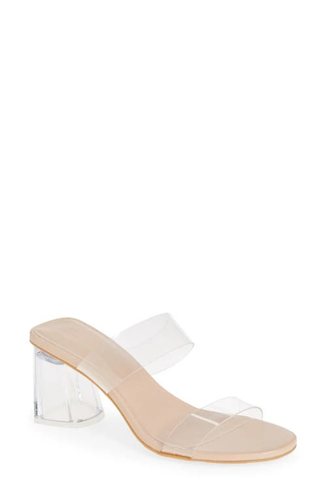 Open Edit Corinne Slide Sandal Clear at Nordstrom,