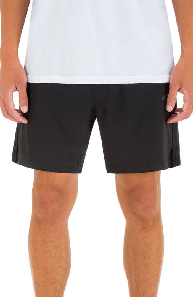 Hurley Men's Explore H20 Dri Trek II Shorts Black at Nordstrom,