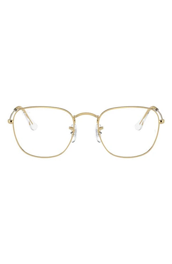 Ray-Ban Frank 54mm Square Optical Glasses in Yellow at Nordstrom