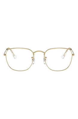 Ray-Ban Frank 54mm Square Optical Glasses in Yellow at Nordstrom