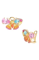 Judith Leiber Crystal Butterfly Earrings in Yellow at Nordstrom