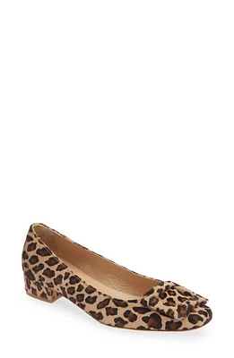 ANN MASHBURN Genuine Calf Hair Buckle Pump Leopard Pony at Nordstrom,