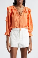 Ramy Brook Samira Ruffle Top at Nordstrom,