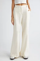 TWP Howard Cuffed Wide Leg Pants Winter White at Nordstrom,