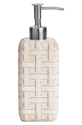 Kassatex Cane Ceramic Lotion Dispenser in Natural at Nordstrom