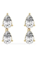 Jennifer Fisher Pear Cut Lab Created Diamond Fashion Stud Earrings in 18K Yellow Gold at Nordstrom