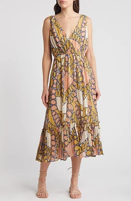 Cleobella Kay Midi Dress Saguaro Print at Nordstrom,