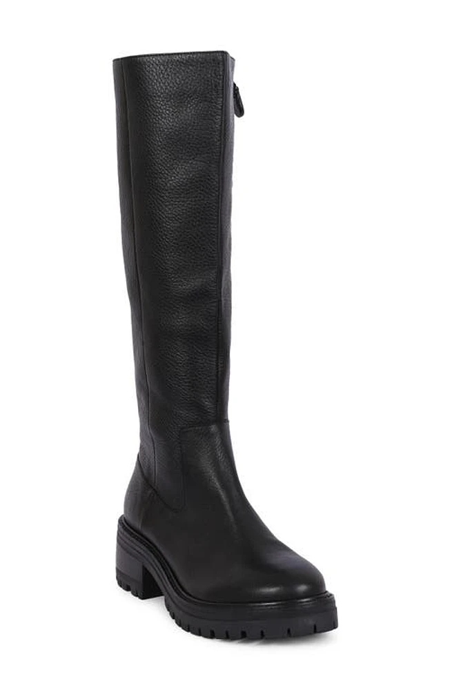 GENTLE SOULS BY KENNETH COLE Brandon Lug Sole Knee High Boot Black at Nordstrom,