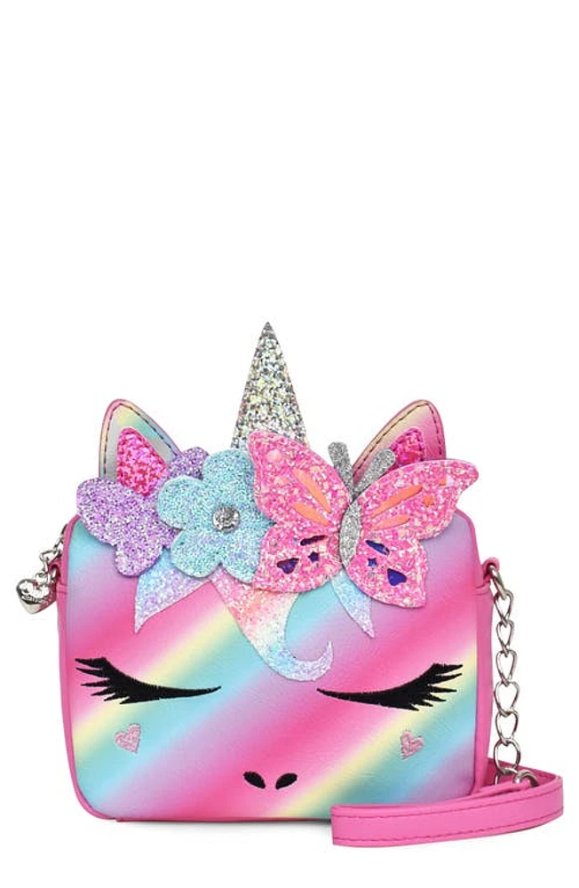 OMG Accessories Kids' Gwen Crossbody Bag in Flamingo at Nordstrom